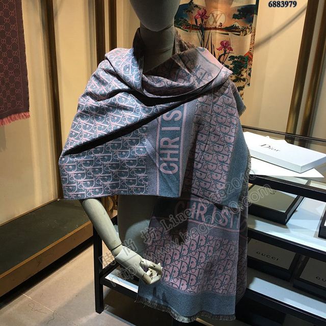 Dior圍巾 迪奧2019新款長圍巾披肩 超百搭Dior女大披肩  llwj7224